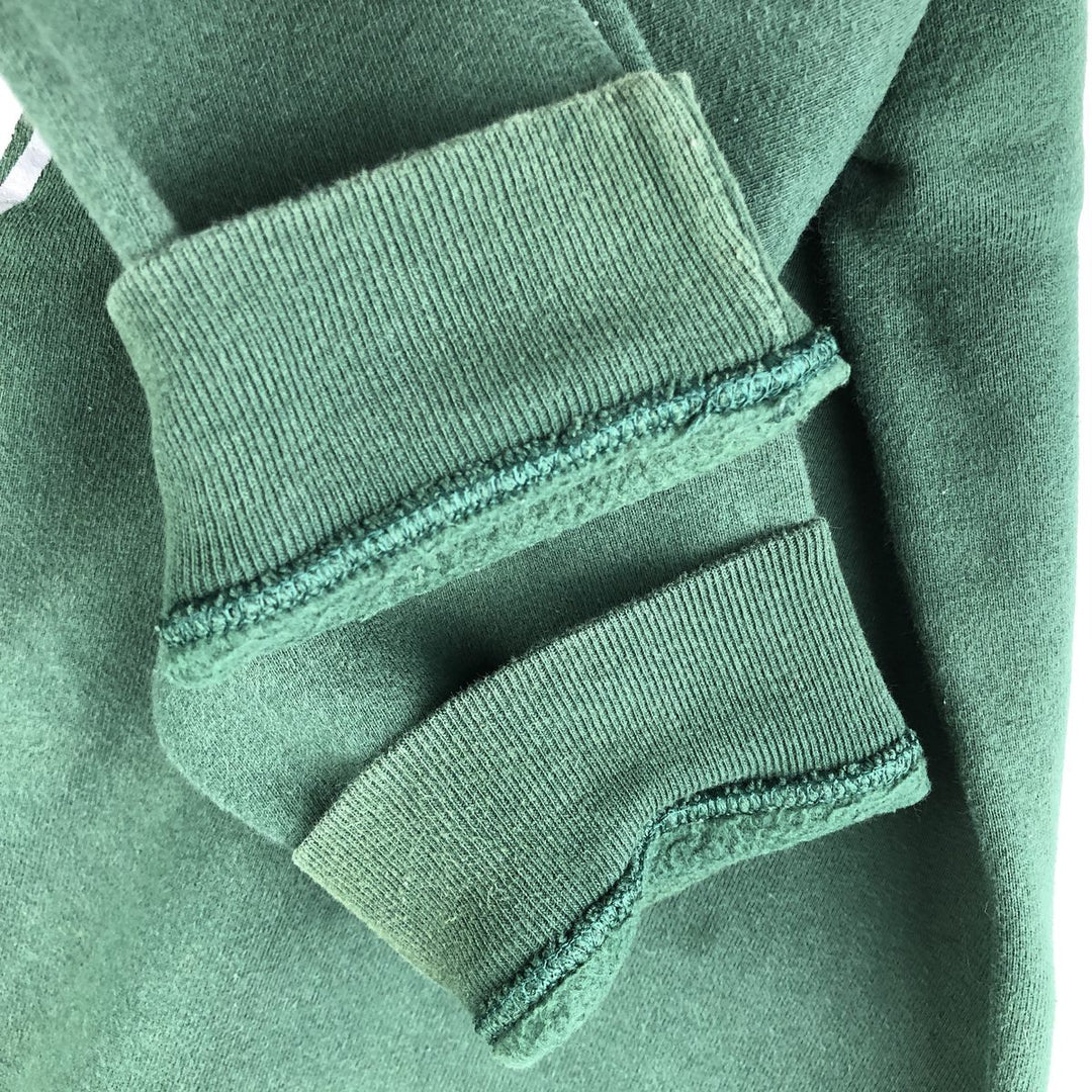 90'S Guess printed sweatshirt, made in the USA, men's size L, vintage unclear green type Vintage Second Hand