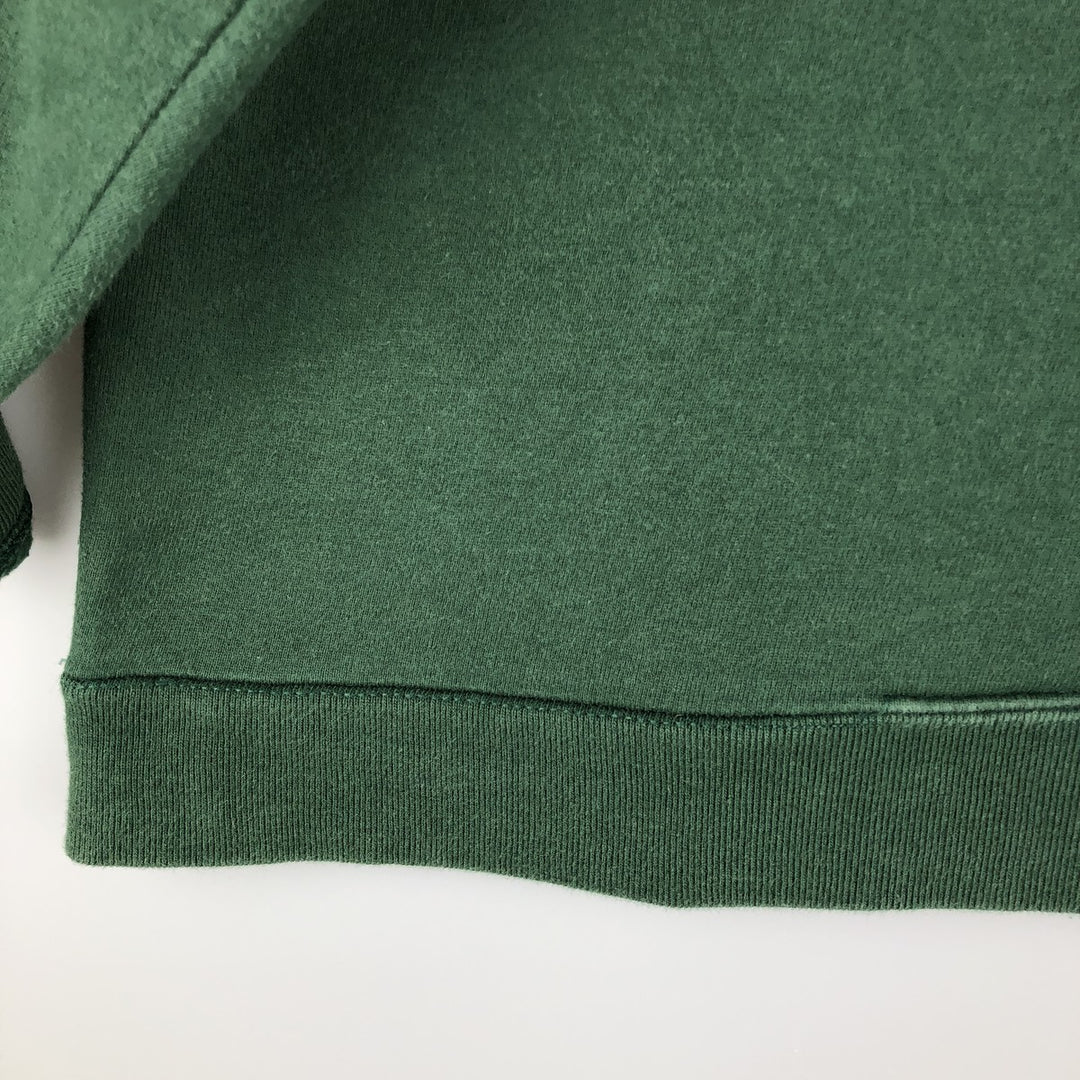 90'S Guess printed sweatshirt, made in the USA, men's size L, vintage unclear green type Vintage Second Hand