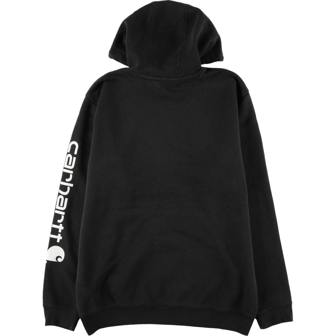 Carhartt Loose Fit Sweat Pullover Hoodie, Men's M Size cotton black type Vintage Second Hand