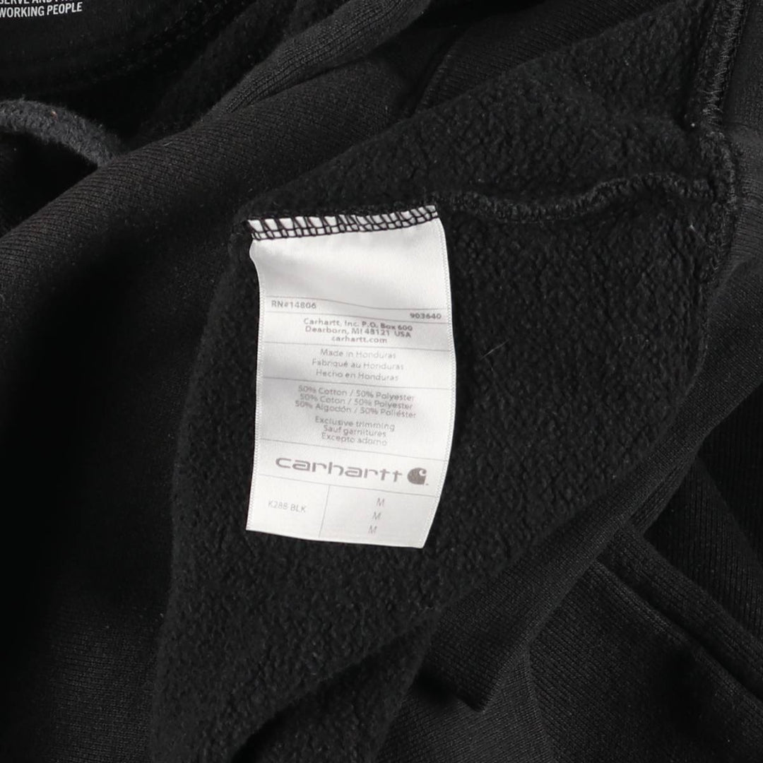 Carhartt Loose Fit Sweat Pullover Hoodie, Men's M Size cotton black type Vintage Second Hand