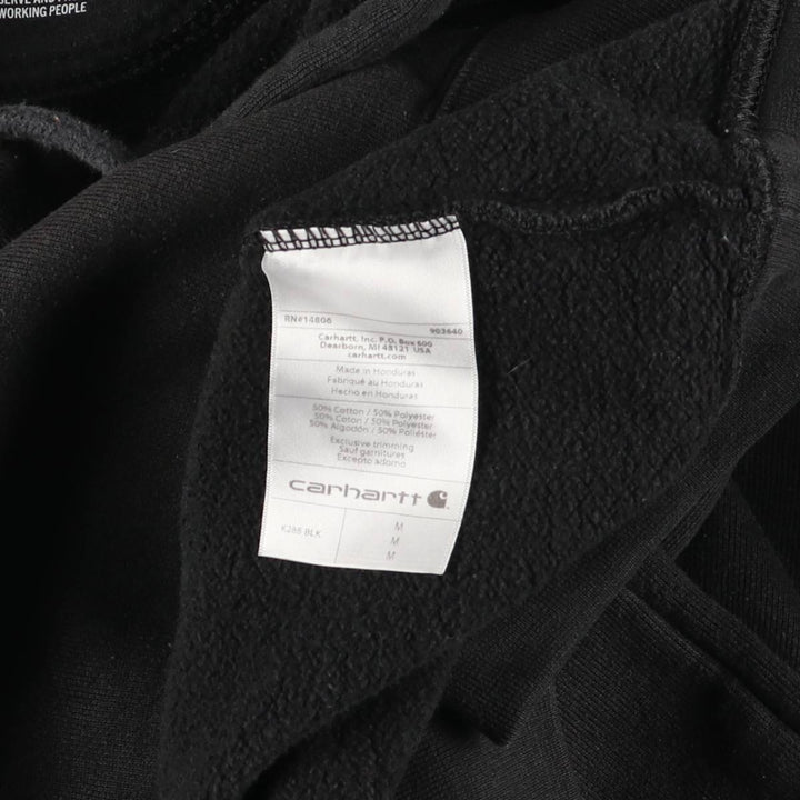 Carhartt Loose Fit Sweat Pullover Hoodie, Men's M Size cotton black type Vintage Second Hand