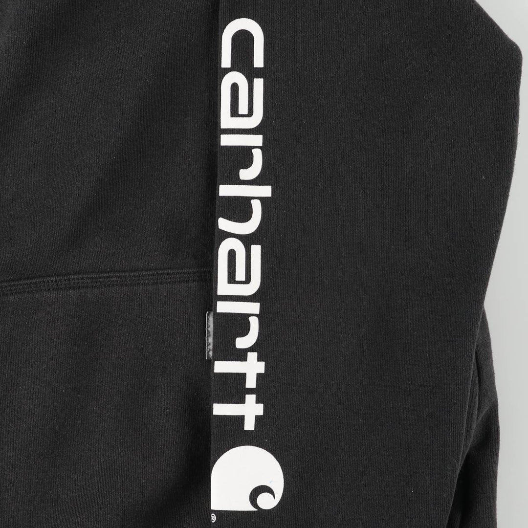 Carhartt Loose Fit Sweat Pullover Hoodie, Men's M Size cotton black type Vintage Second Hand