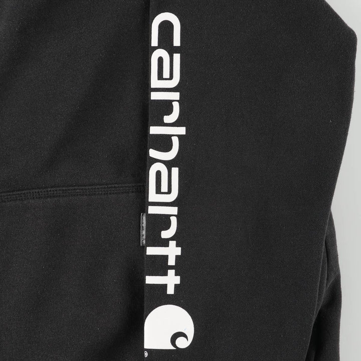 Carhartt Loose Fit Sweat Pullover Hoodie, Men's M Size cotton black type Vintage Second Hand