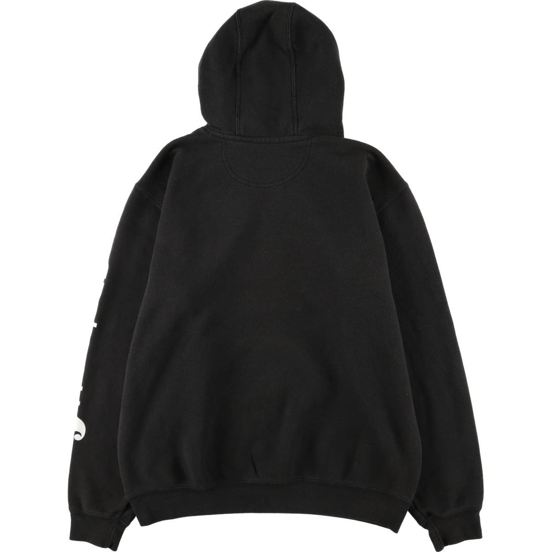Carhartt ORIGINAL FIT sweatshirt pullover hoodie, men's size M cotton black type Vintage Second Hand