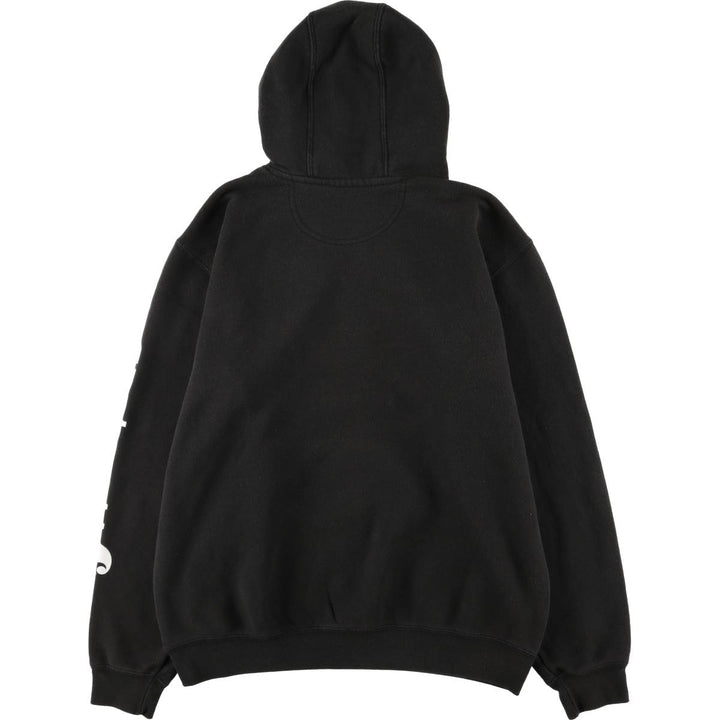 Carhartt ORIGINAL FIT sweatshirt pullover hoodie, men's size M cotton black type Vintage Second Hand