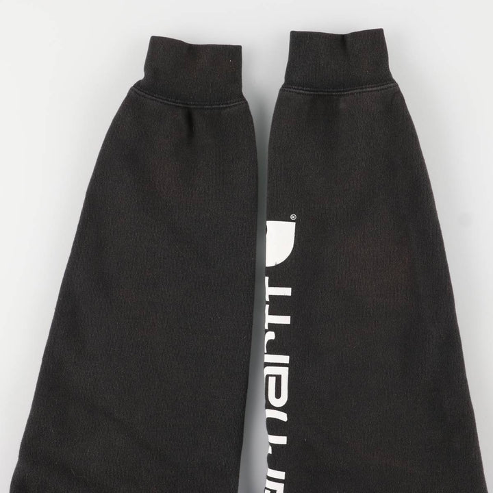 Carhartt ORIGINAL FIT sweatshirt pullover hoodie, men's size M cotton black type Vintage Second Hand