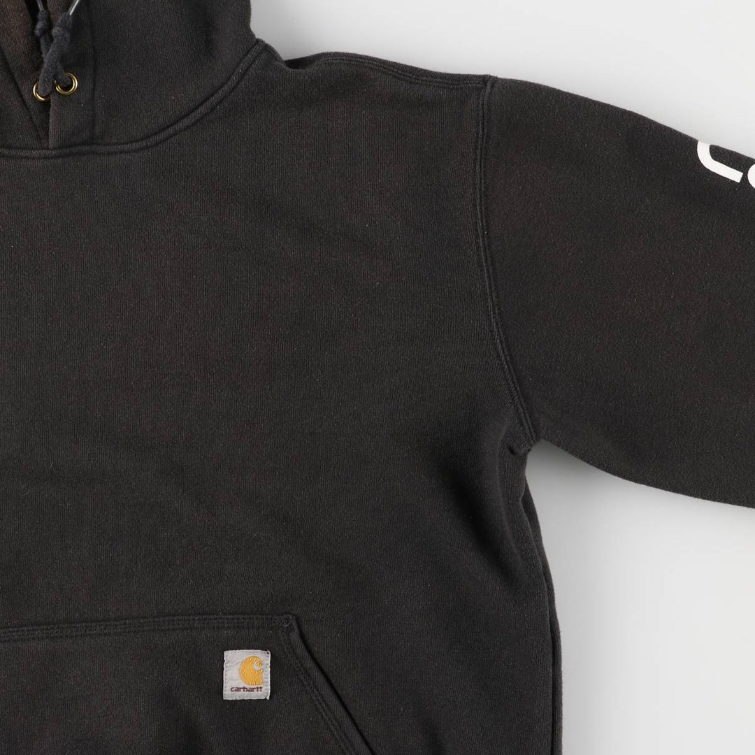 Carhartt ORIGINAL FIT sweatshirt pullover hoodie, men's size M cotton black type Vintage Second Hand