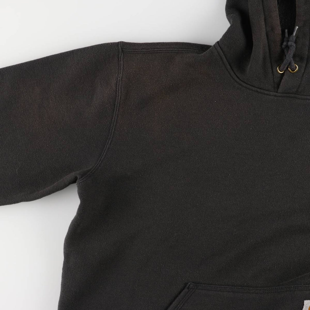 Carhartt ORIGINAL FIT sweatshirt pullover hoodie, men's size M cotton black type Vintage Second Hand