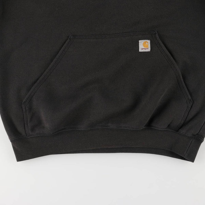 Carhartt ORIGINAL FIT sweatshirt pullover hoodie, men's size M cotton black type Vintage Second Hand