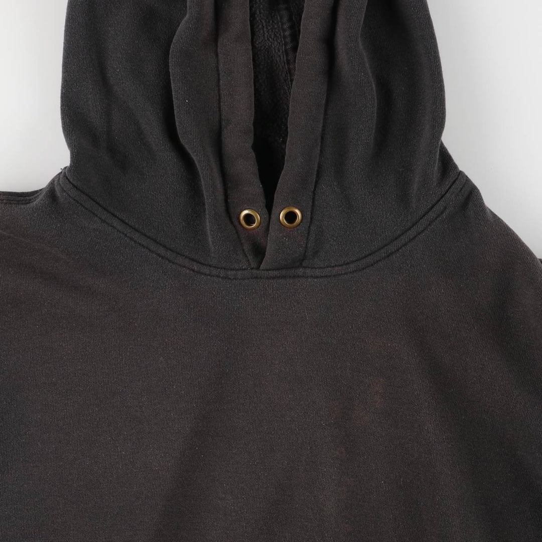 Carhartt ORIGINAL FIT sweatshirt pullover hoodie, men's size L cotton black type Vintage Second Hand