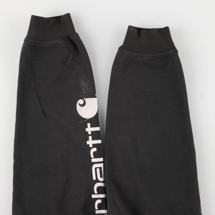 Carhartt ORIGINAL FIT sweatshirt pullover hoodie, men's size L cotton black type Vintage Second Hand