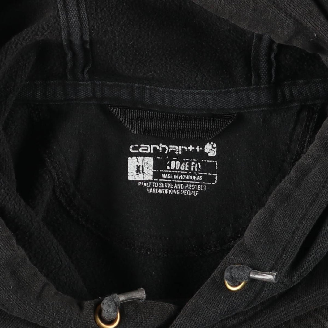 Carhartt Loose Fit Sweat Pullover Hoodie, Men's XL cotton black type Vintage Second Hand