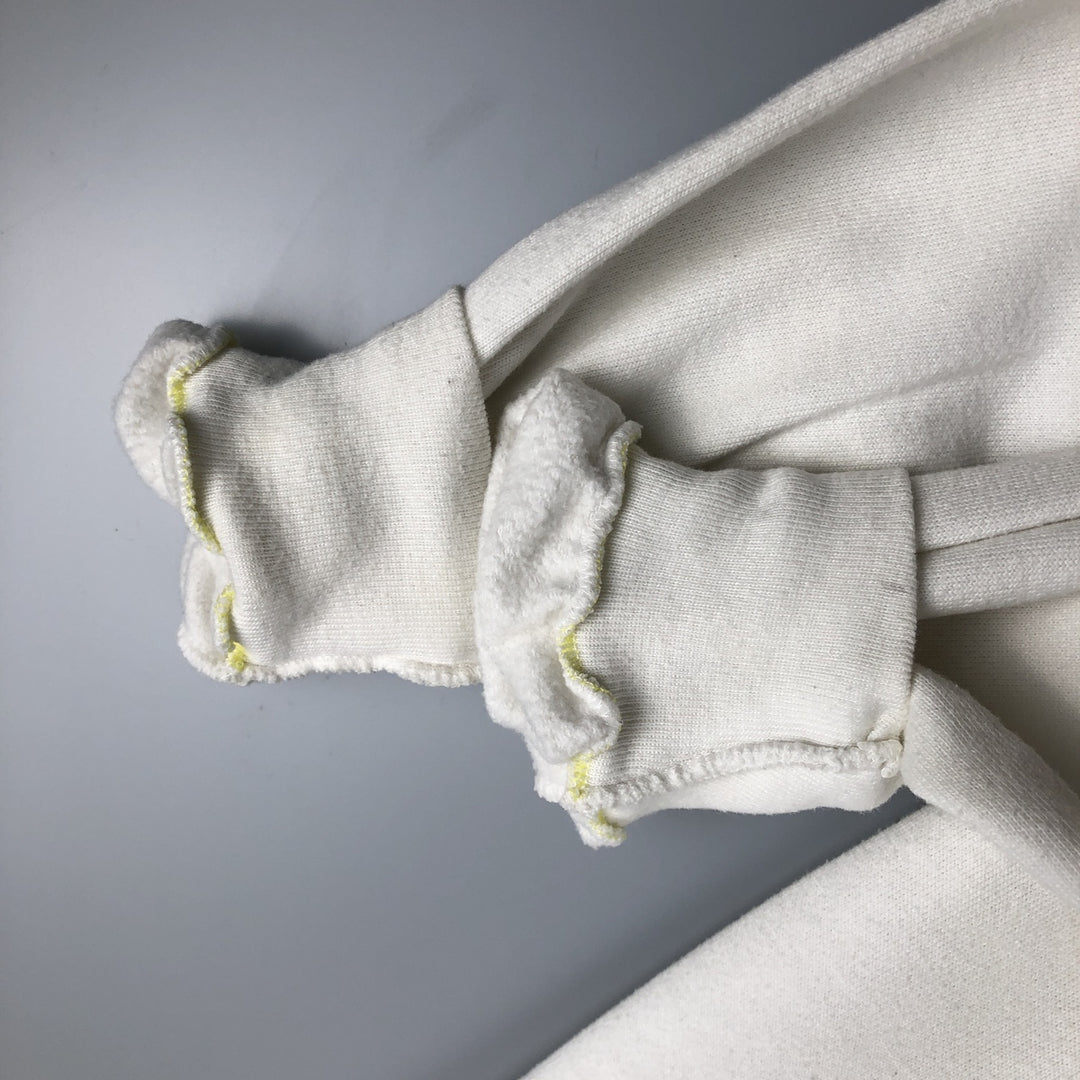 Vintage 1980'S Anvil printed sweatshirt, made in the USA, size L, men's polyester white type Vintage Second Hand