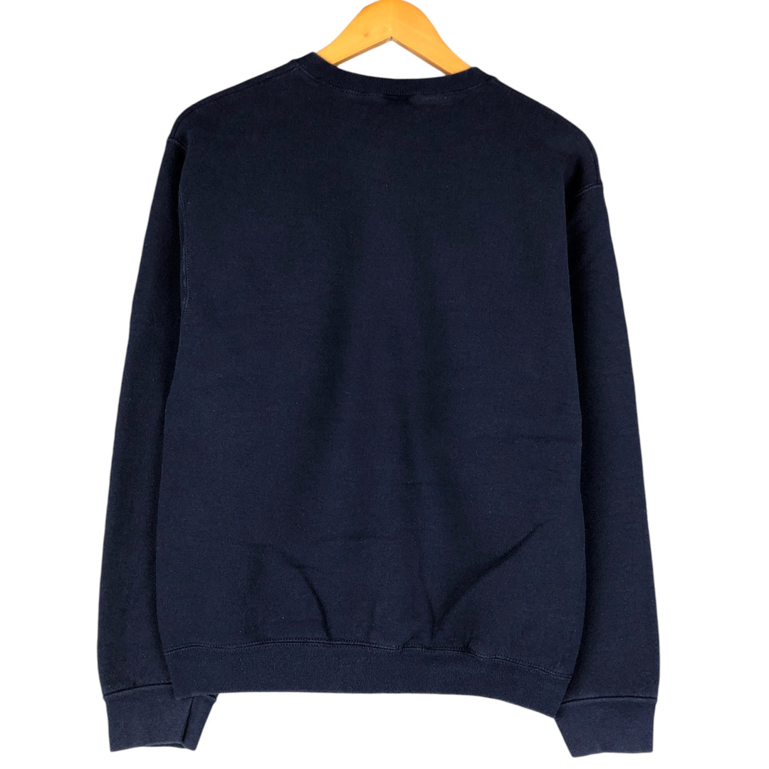 Fruit of the Loom Heavy Cotton Logo Sweatshirt, Men's Size M cotton navy blue type Vintage Second Hand