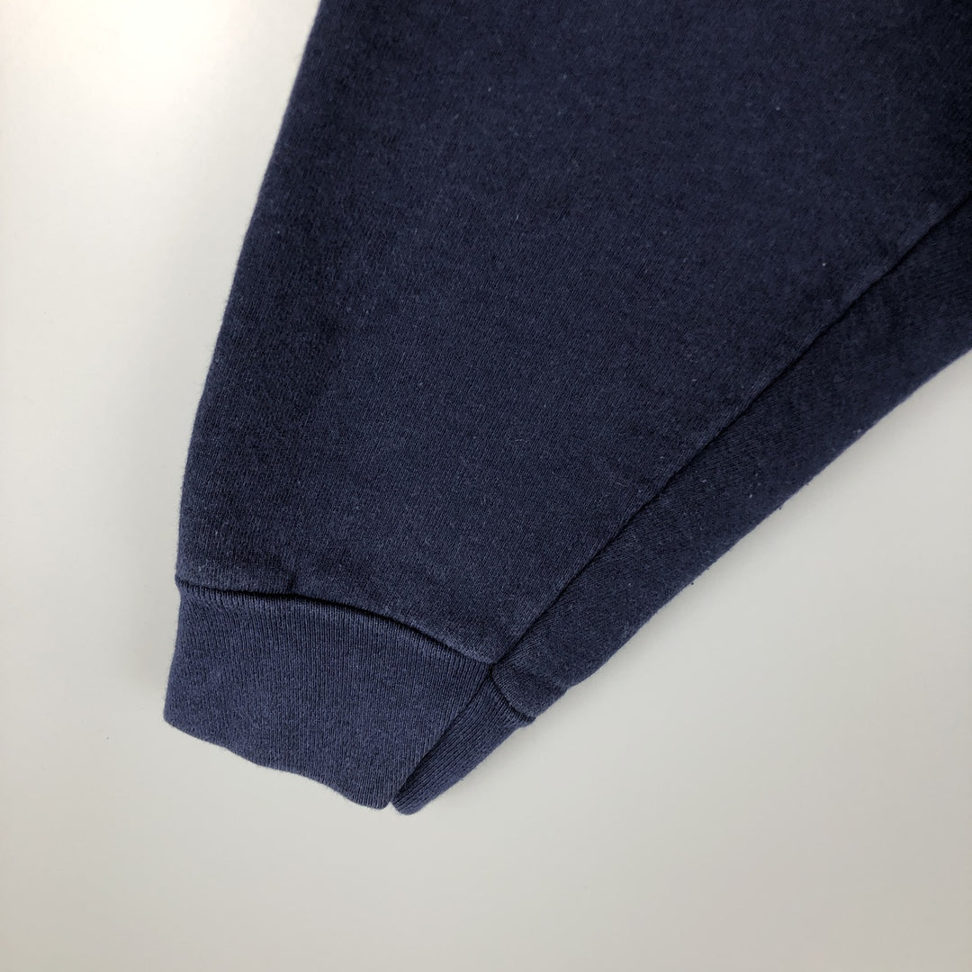 Fruit of the Loom Heavy Cotton Logo Sweatshirt, Men's Size M cotton navy blue type Vintage Second Hand