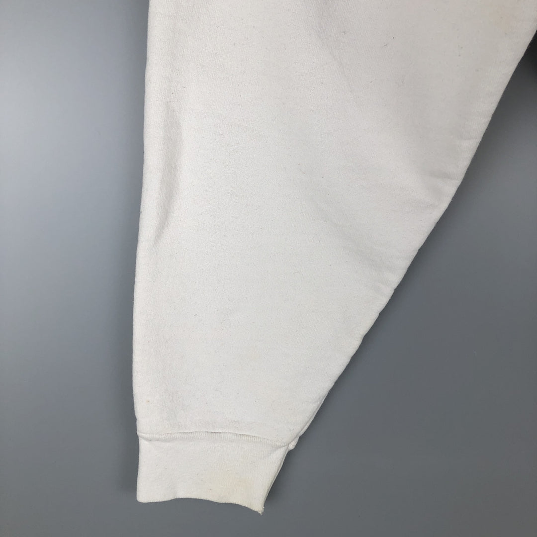 Vintage 90'S Fruit of the Loom Jazzercise print sweatshirt, made in the USA, men's size XL cotton white type Vintage Second Hand