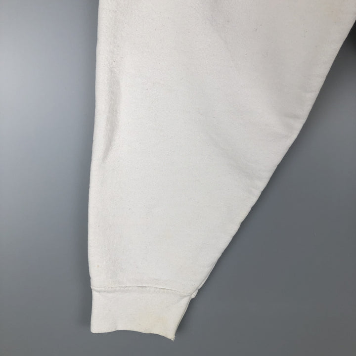 Vintage 90'S Fruit of the Loom Jazzercise print sweatshirt, made in the USA, men's size XL cotton white type Vintage Second Hand