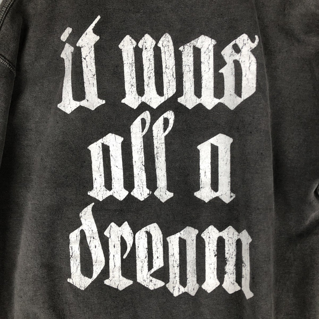 The Notorious BIG Rap Sweatshirt, Men's Size M cotton Charcoal Vintage Second Hand