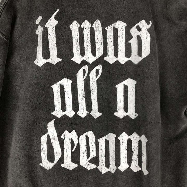 The Notorious BIG Rap Sweatshirt, Men's Size M cotton Charcoal Vintage Second Hand