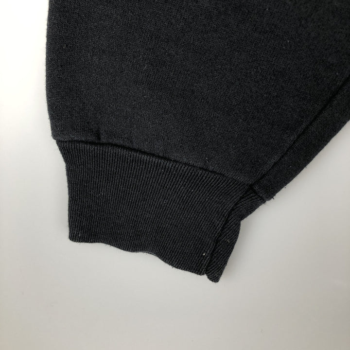 Vintage 1980'S Fruit of the Loom print sweatshirt, made in the USA, size L, men's cotton black type Vintage Second Hand