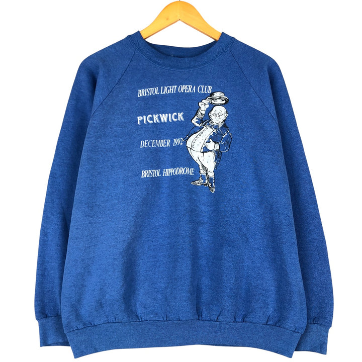 Vintage 90'S SCREEN STARS printed sweatshirt, made in the USA, size L, men's cotton blue type Vintage Second Hand