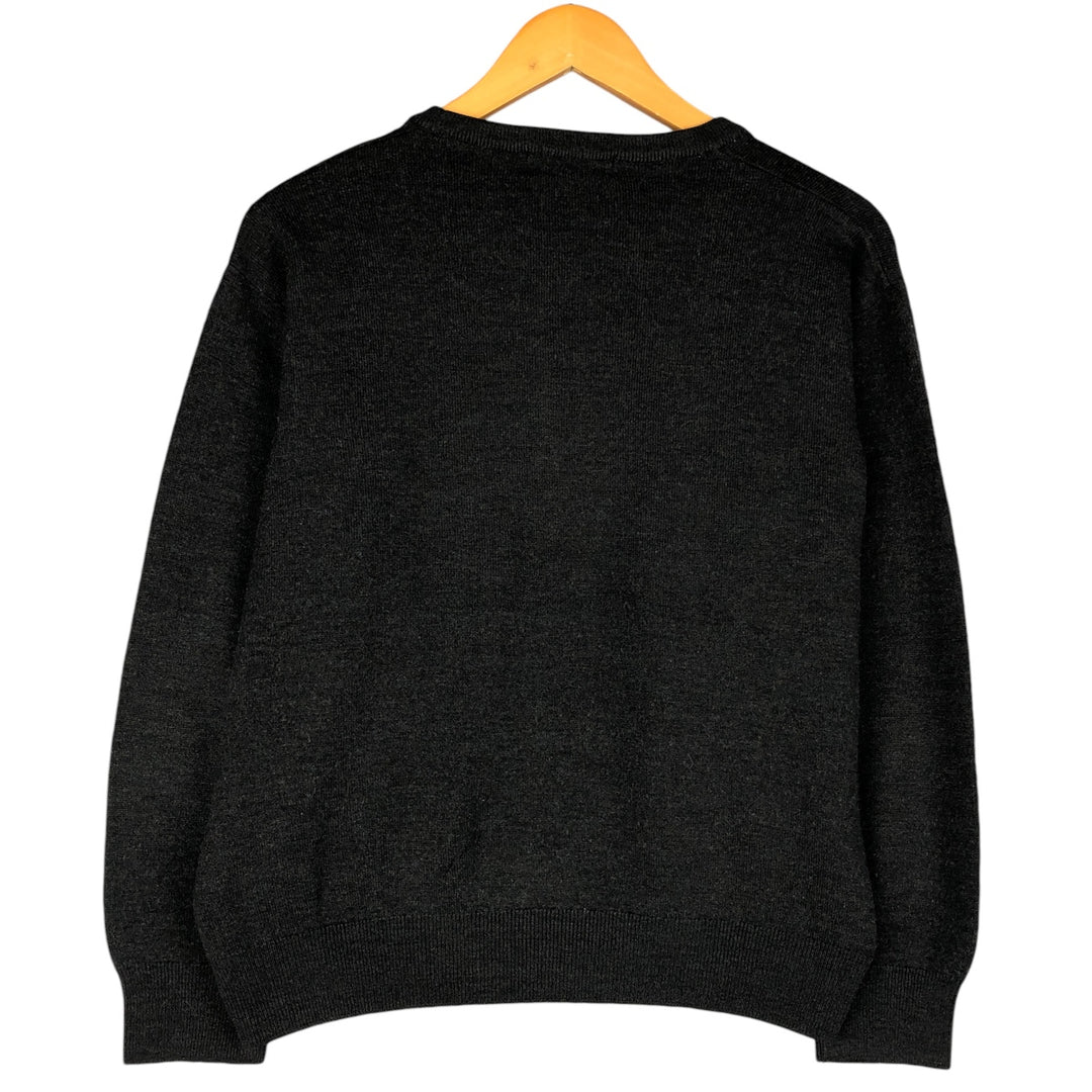 Burberry's London knit sweater, size 5, men's size M unclear black type Vintage Second Hand