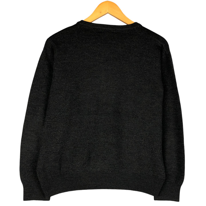 Burberry's London knit sweater, size 5, men's size M unclear black type Vintage Second Hand