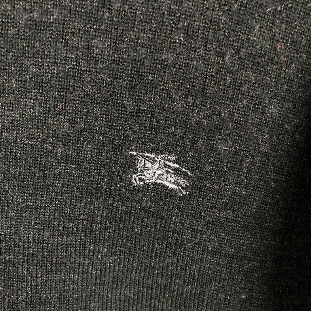 Burberry's London knit sweater, size 5, men's size M unclear black type Vintage Second Hand