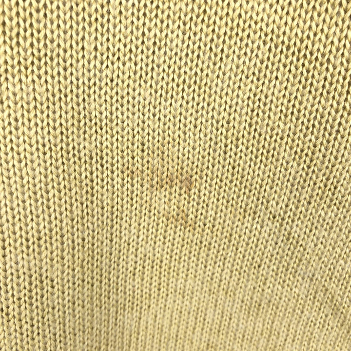 Burberry's BURBERRYS OF LONDON wool knit sweater, men's size XL unclear yellow type Vintage Second Hand