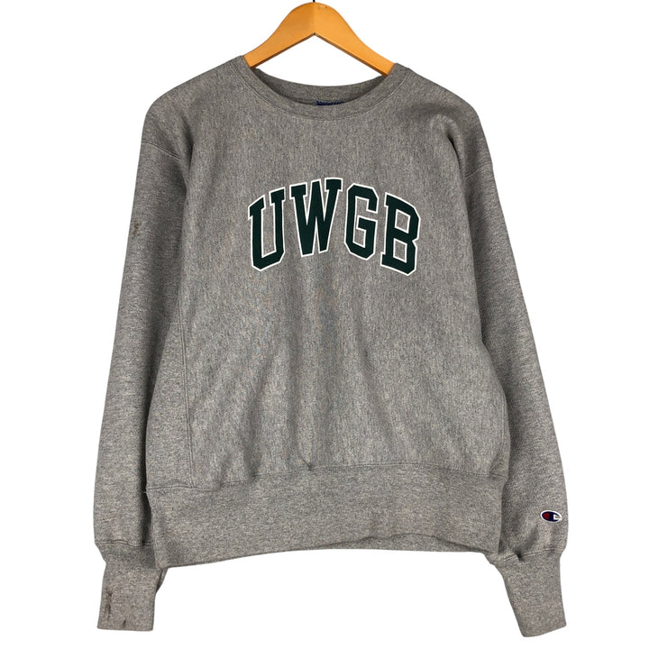 2000'S Champion Reverse Weave College Sweatshirt, Men's Size L cotton gray type Vintage Second Hand