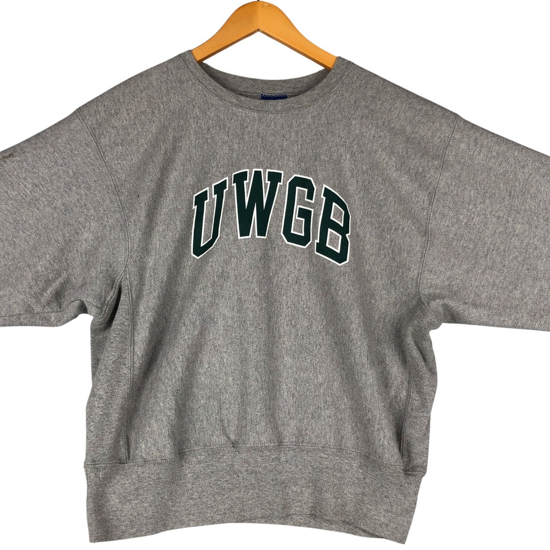 2000'S Champion Reverse Weave College Sweatshirt, Men's Size L cotton gray type Vintage Second Hand