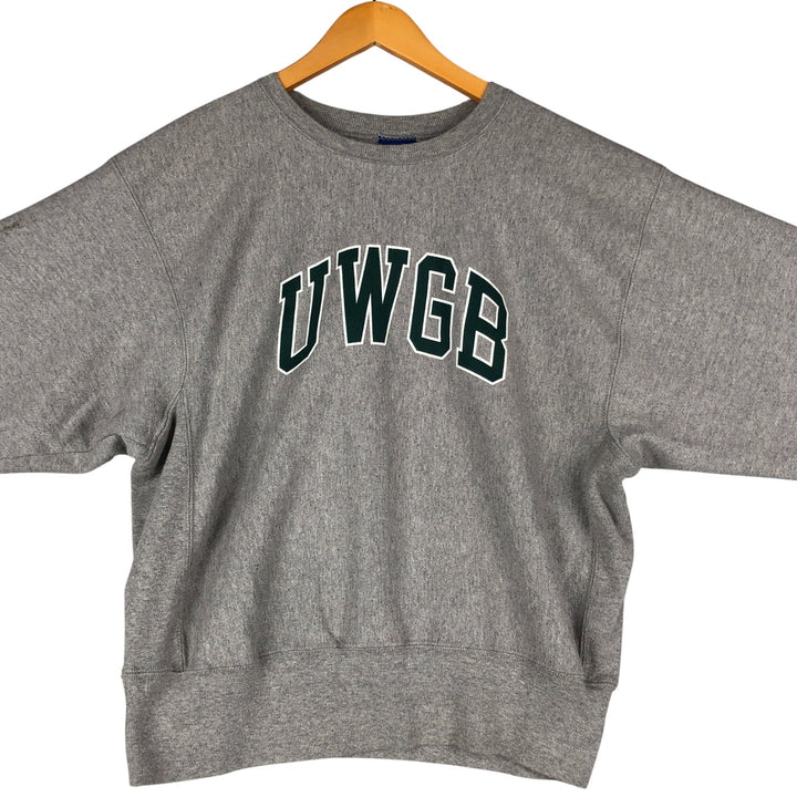 2000'S Champion Reverse Weave College Sweatshirt, Men's Size L cotton gray type Vintage Second Hand