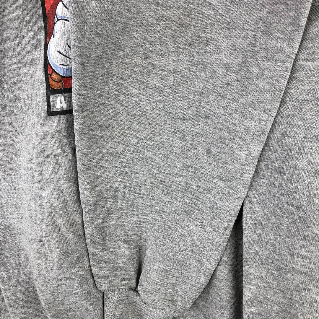 Vintage 90'S Disney Mickey Mouse character sweatshirt, made in the USA, size M, men's cotton gray type Vintage Second Hand