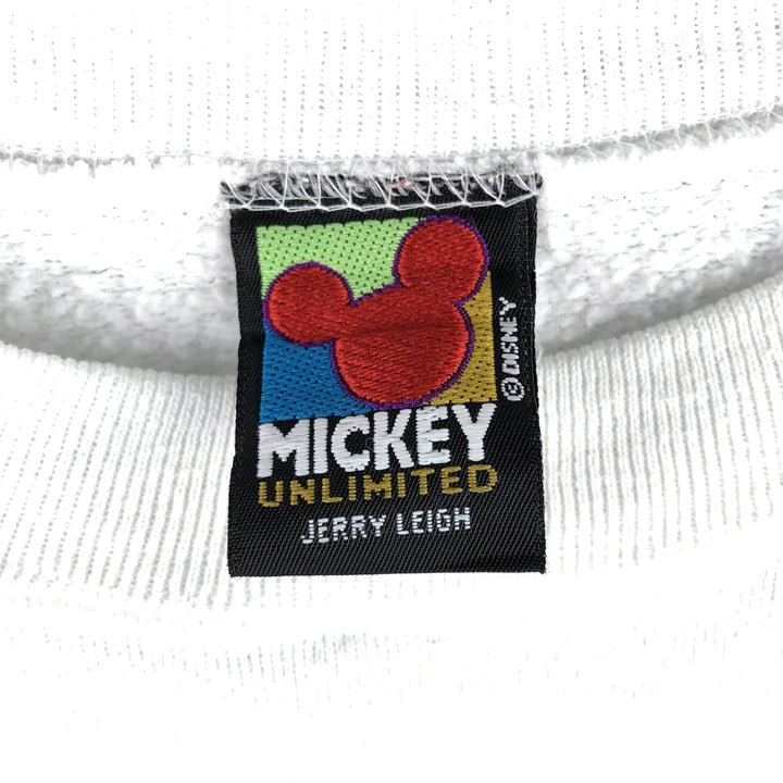 90'S Disney Minnie Mouse character sweatshirt, sweatshirt, made in USA, men's XL size, vintage cotton white type Vintage Second Hand