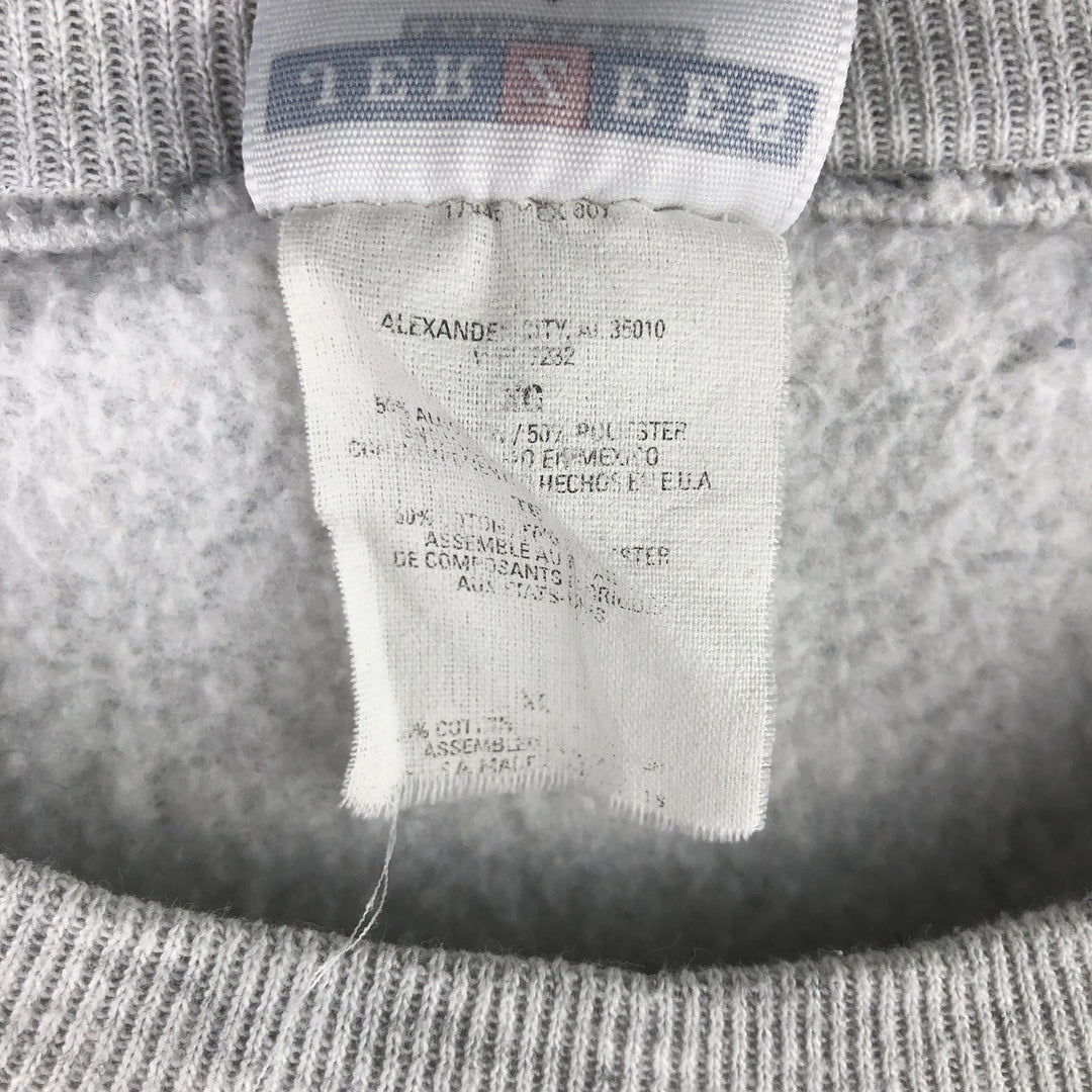 Vintage 90'S Jerzees Bear Pattern Animal Sweatshirt, Men's Size XL cotton gray type Vintage Second Hand