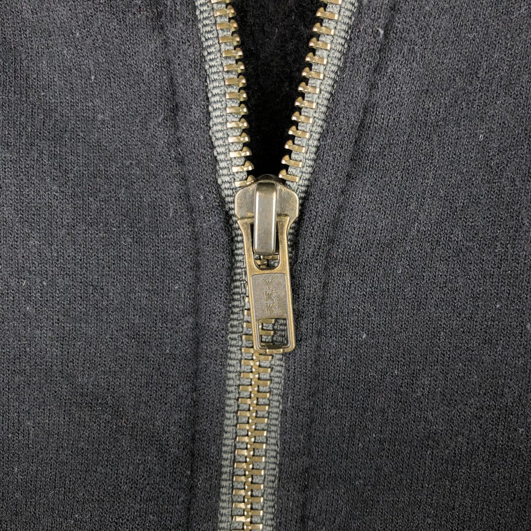 Harley-Davidson Skull Pattern Eagle Pattern Half-Zip Sweatshirt, Men's Size L unclear black type Vintage Second Hand