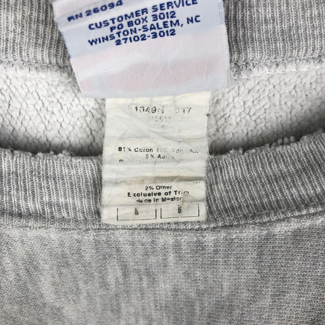 2000'S Champion Reverse Weave One-Point Logo Sweatshirt, Men's Size M cotton black type Vintage Second Hand