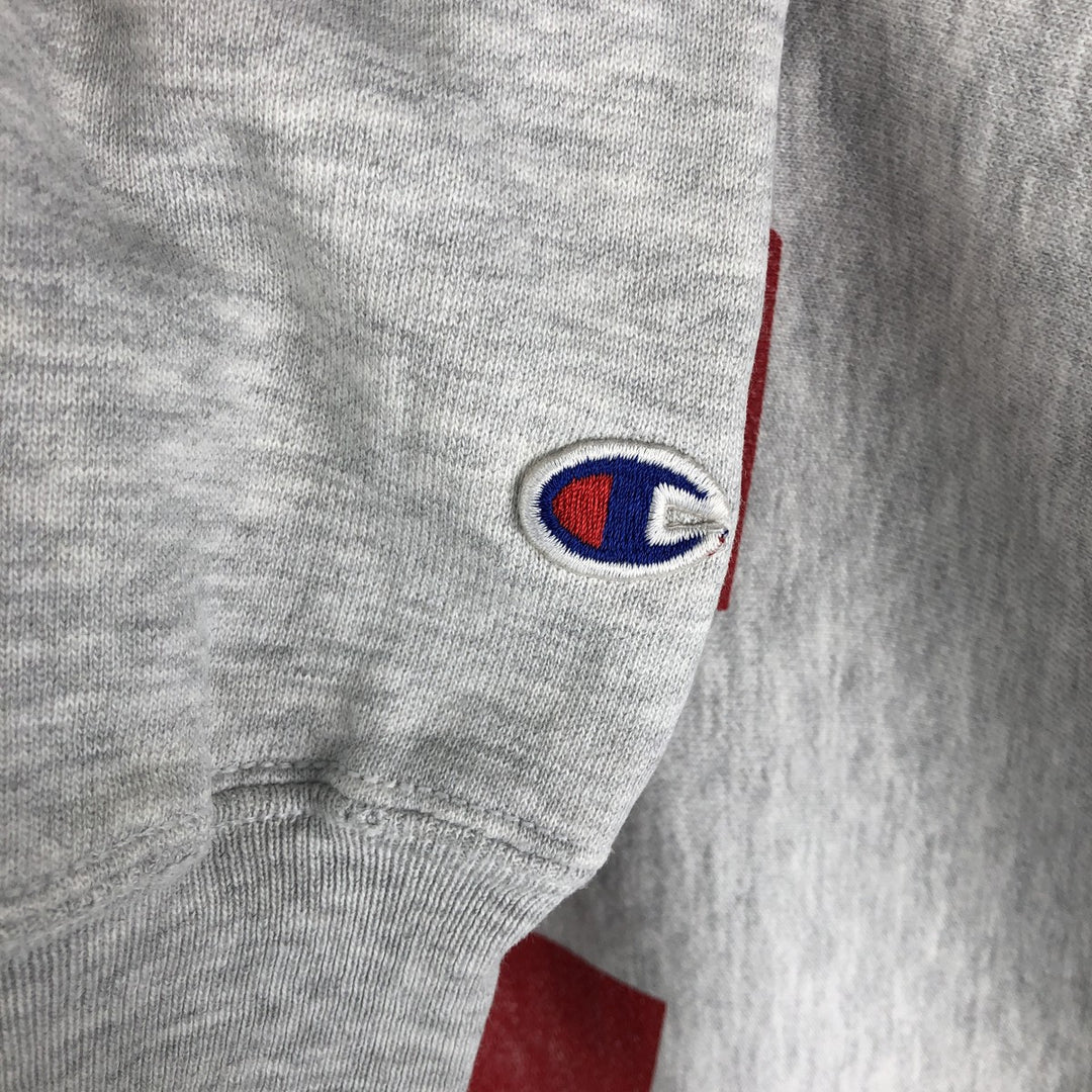2000'S Champion Reverse Weave One-Point Logo Sweatshirt, Men's Size M cotton black type Vintage Second Hand