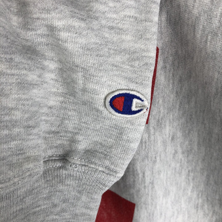 2000'S Champion Reverse Weave One-Point Logo Sweatshirt, Men's Size M cotton black type Vintage Second Hand
