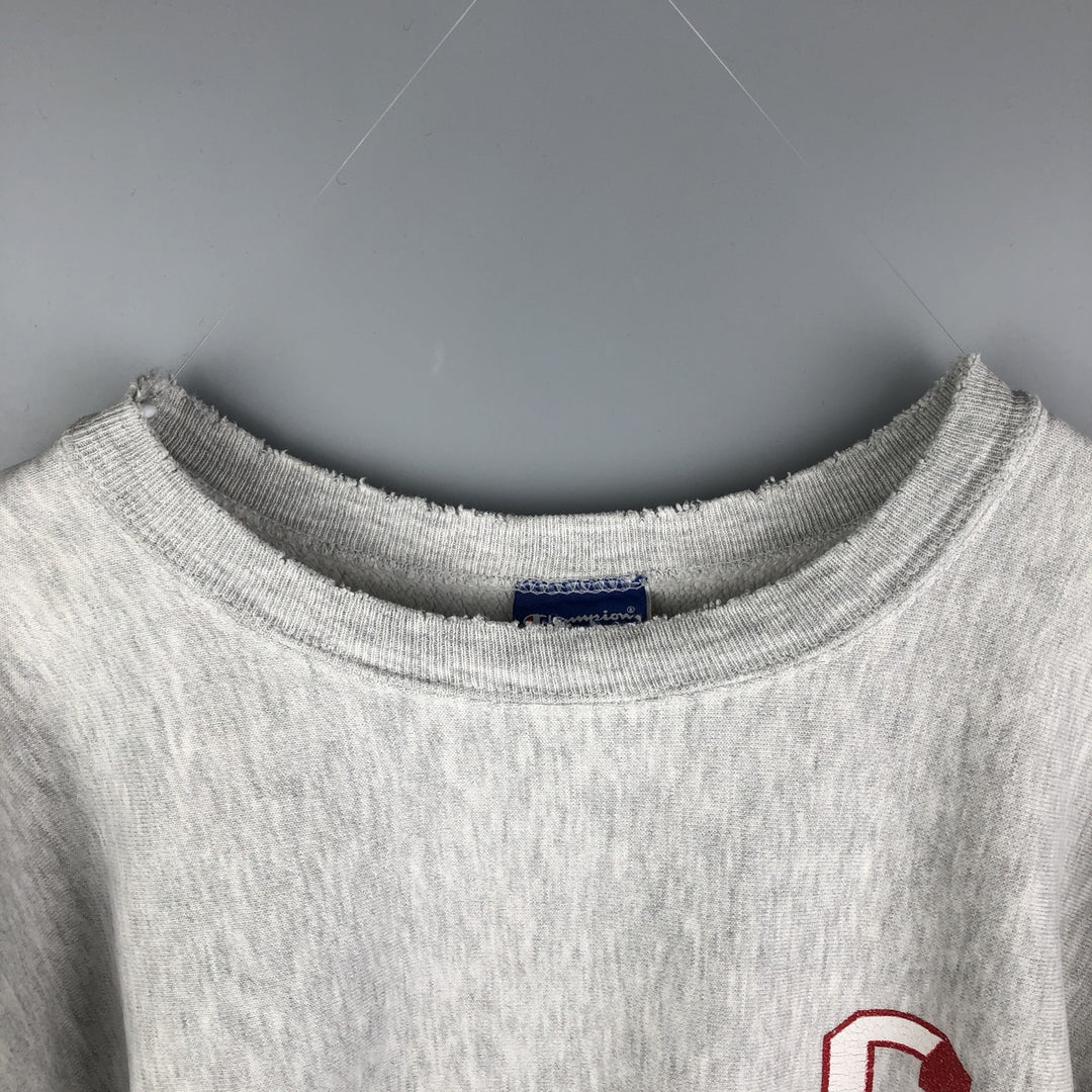 2000'S Champion Reverse Weave One-Point Logo Sweatshirt, Men's Size M cotton black type Vintage Second Hand