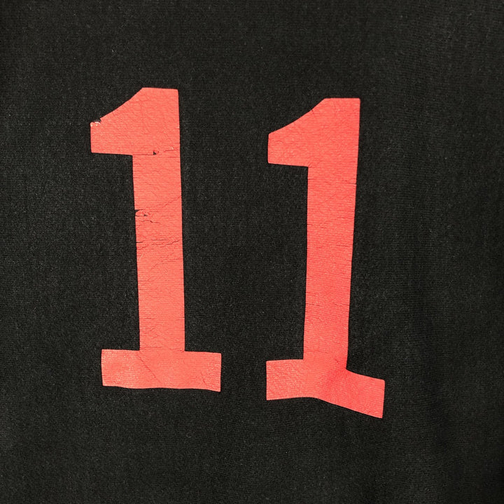 Champion REVERSE WEAVE Reverse Weave Printed Sweatshirt Trainer Men's M size cotton black type Vintage Second Hand