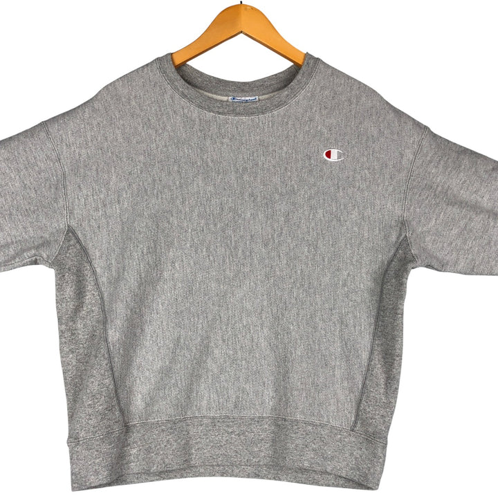 Champion REVERSE WEAVE Reverse Weave One Point Logo Sweatshirt Trainer Men's L size cotton gray type Vintage Second Hand