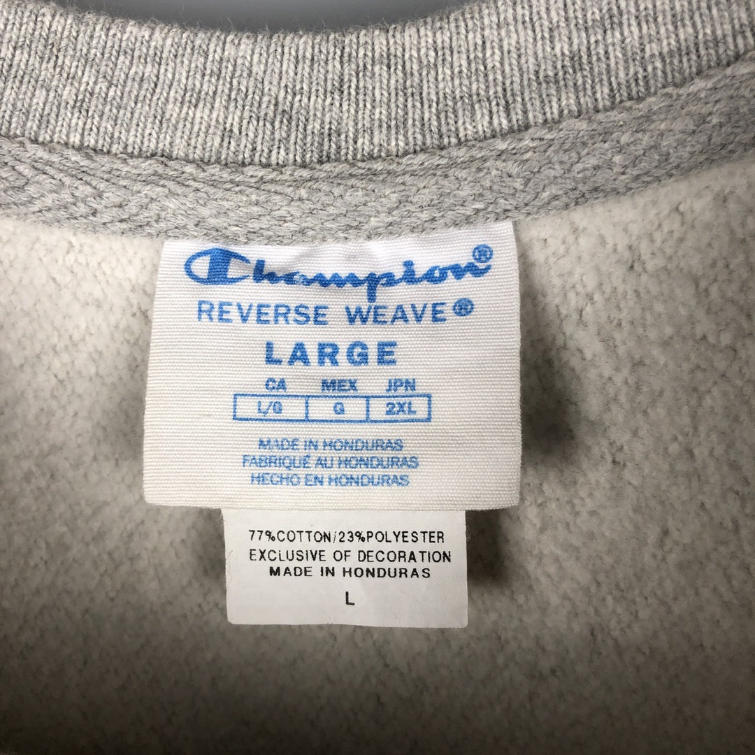 Champion REVERSE WEAVE Reverse Weave One Point Logo Sweatshirt Trainer Men's L size cotton gray type Vintage Second Hand