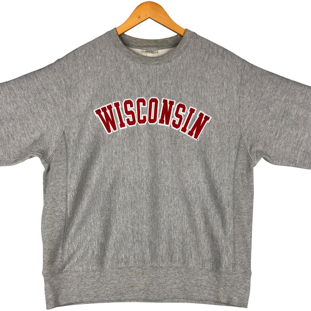 2000'S Champion Reverse Weave College Sweatshirt, Men's Size Medium unclear gray type Vintage Second Hand
