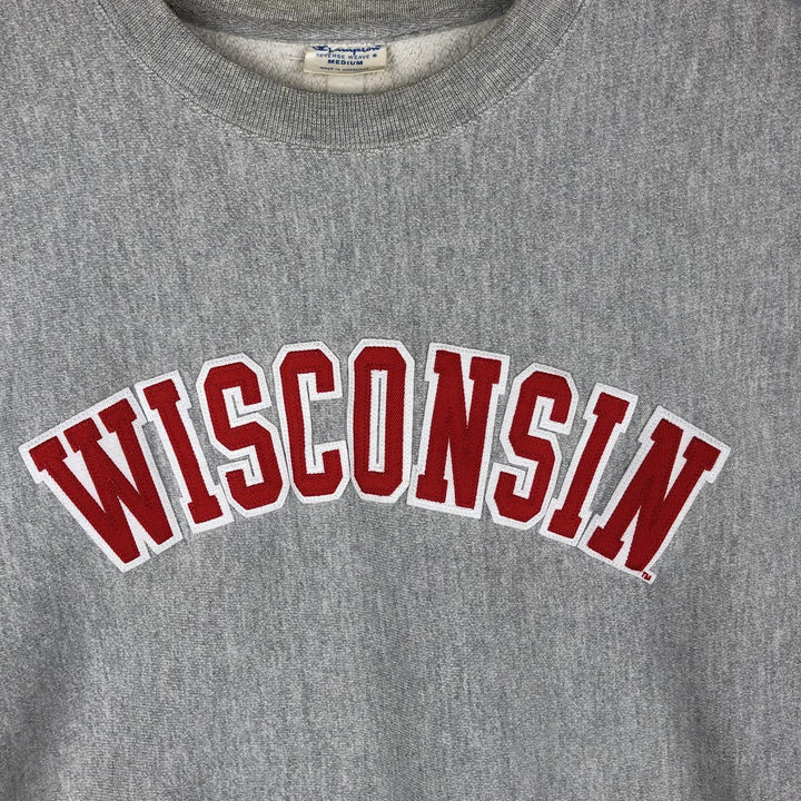 2000'S Champion Reverse Weave College Sweatshirt, Men's Size Medium unclear gray type Vintage Second Hand