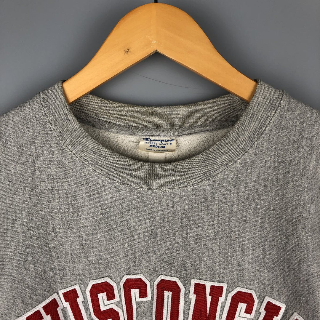 2000'S Champion Reverse Weave College Sweatshirt, Men's Size Medium unclear gray type Vintage Second Hand