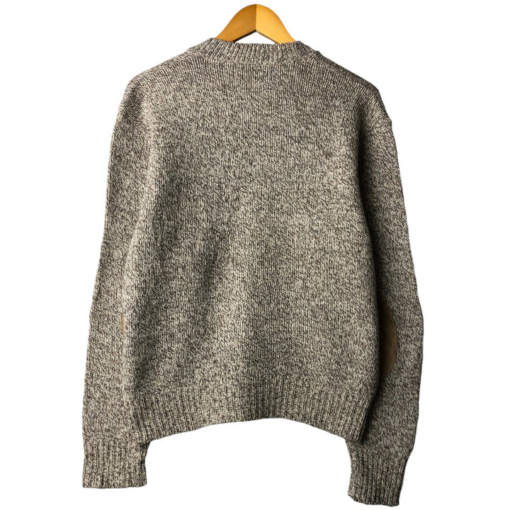 Vintage 80s-90'S Eddie Bauer V-neck knit sweater with black tag, size M, men's unclear Beige type Vintage Second Hand