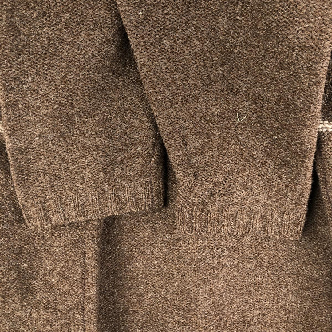 2000'S Patagonia 51210F7 Wool Knit Sweater, Men's XL wool brown type Vintage Second Hand