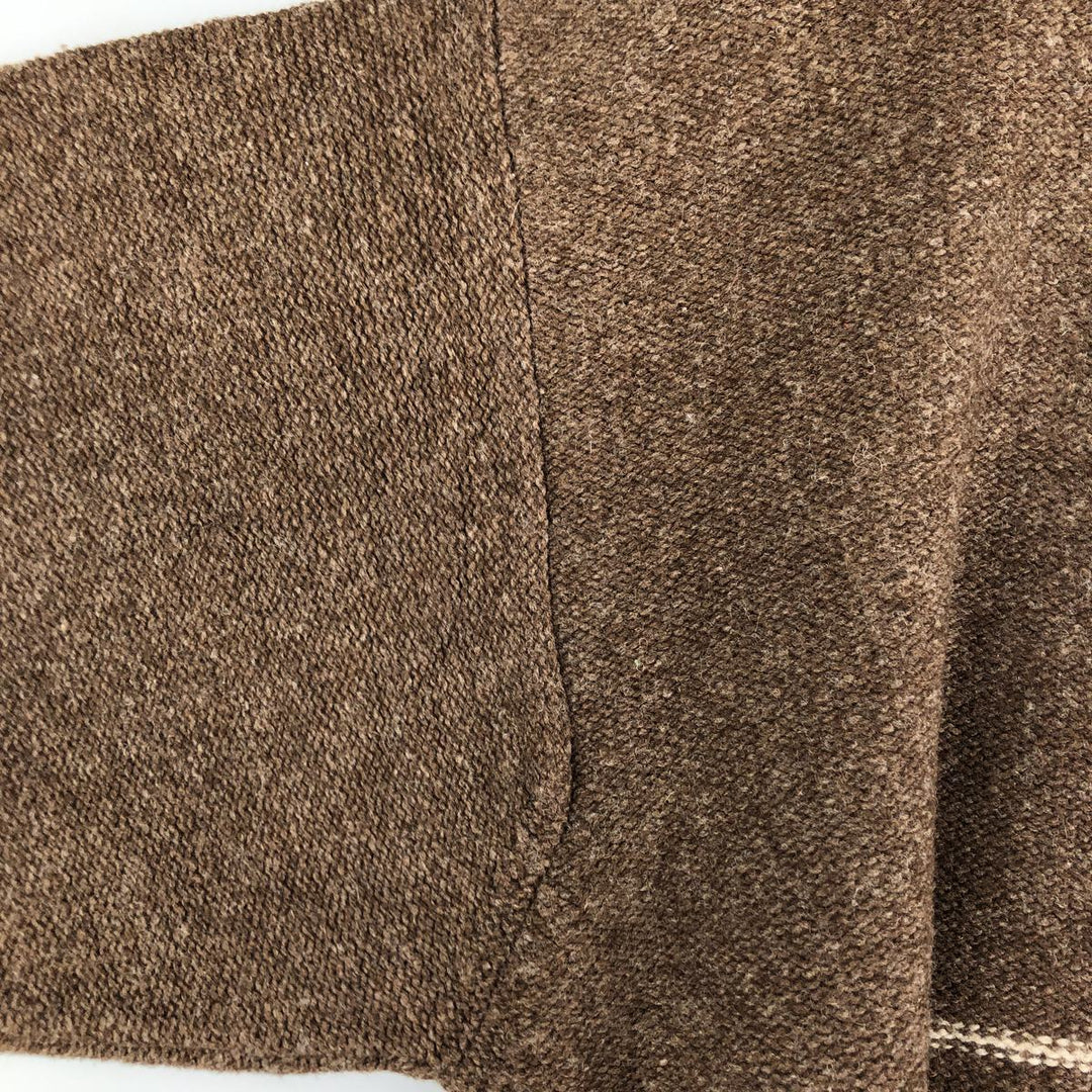 2000'S Patagonia 51210F7 Wool Knit Sweater, Men's XL wool brown type Vintage Second Hand