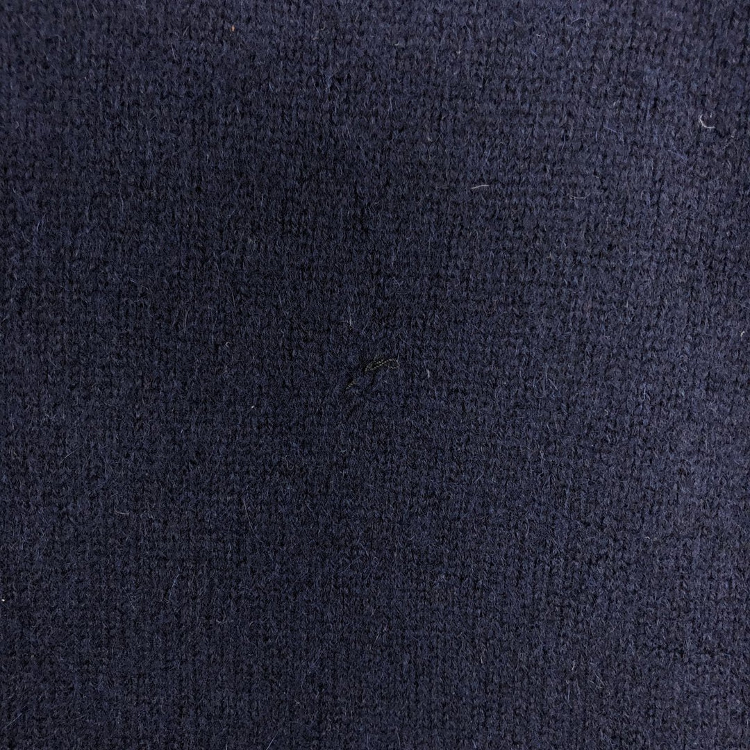 Tommy Hilfiger Cashmere Knit Sweater, Men's Size L Cashmere navy blue type Vintage Second Hand